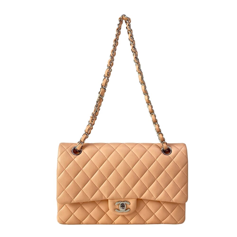 Chanel Double Flap Matelasse Shoulder Bag A01112